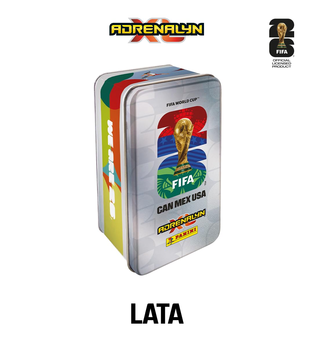 FIFA WORLD CUP 2026™ ADRENALYN XL™ - Kit Envelope Trading Card Game + LATA CLASSIC TIN