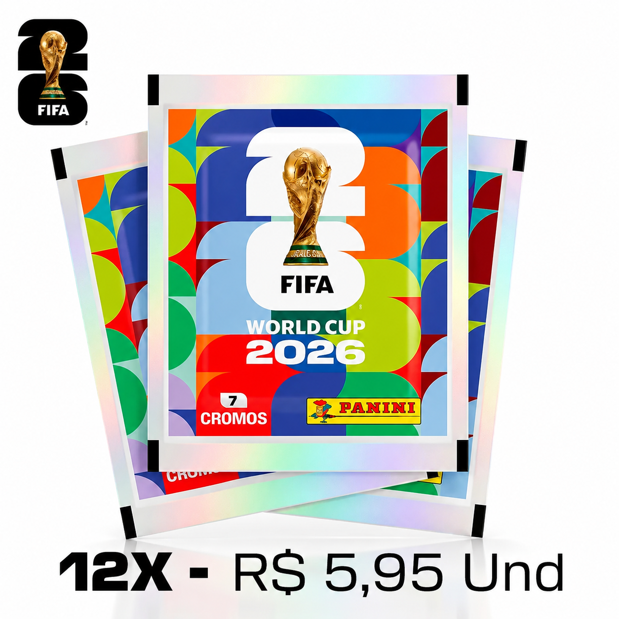 Kit Com 12x Envelopes Oficial FIFA World Cup 2026™