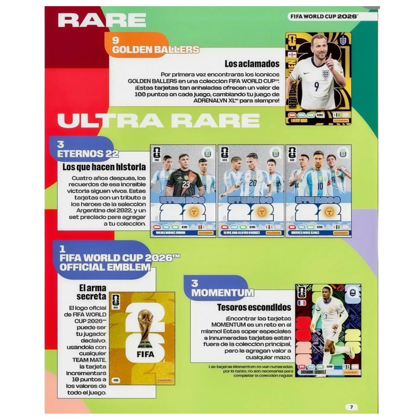 Cards Adrenalyn XL Copa do Mundo 2026 Pack + 30 Envelopes